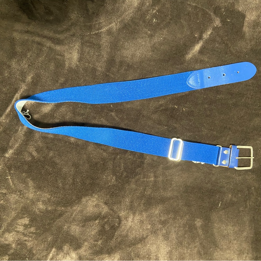 Adult Royal Blue Baseball Adjustable Belt